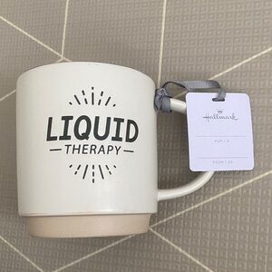 Hallmark Cream and Tan Liquid Therapy Mug